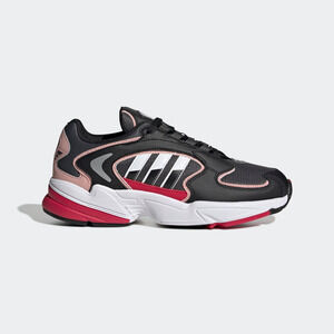 adidas Falcon 2000 Sneakers Running Shoes Black Pink Activewear FU9589 Workout